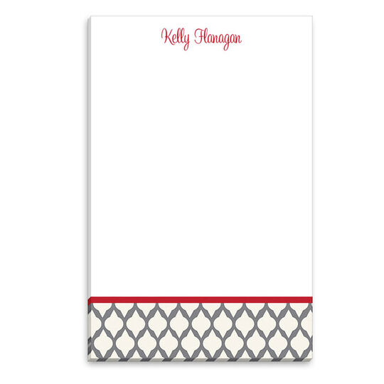 Grey Lattice Notepads